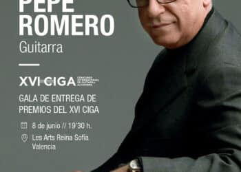 Pepe Romero clausurará en Les Arts el Concurso Internacional de Guitarra Alhambra
