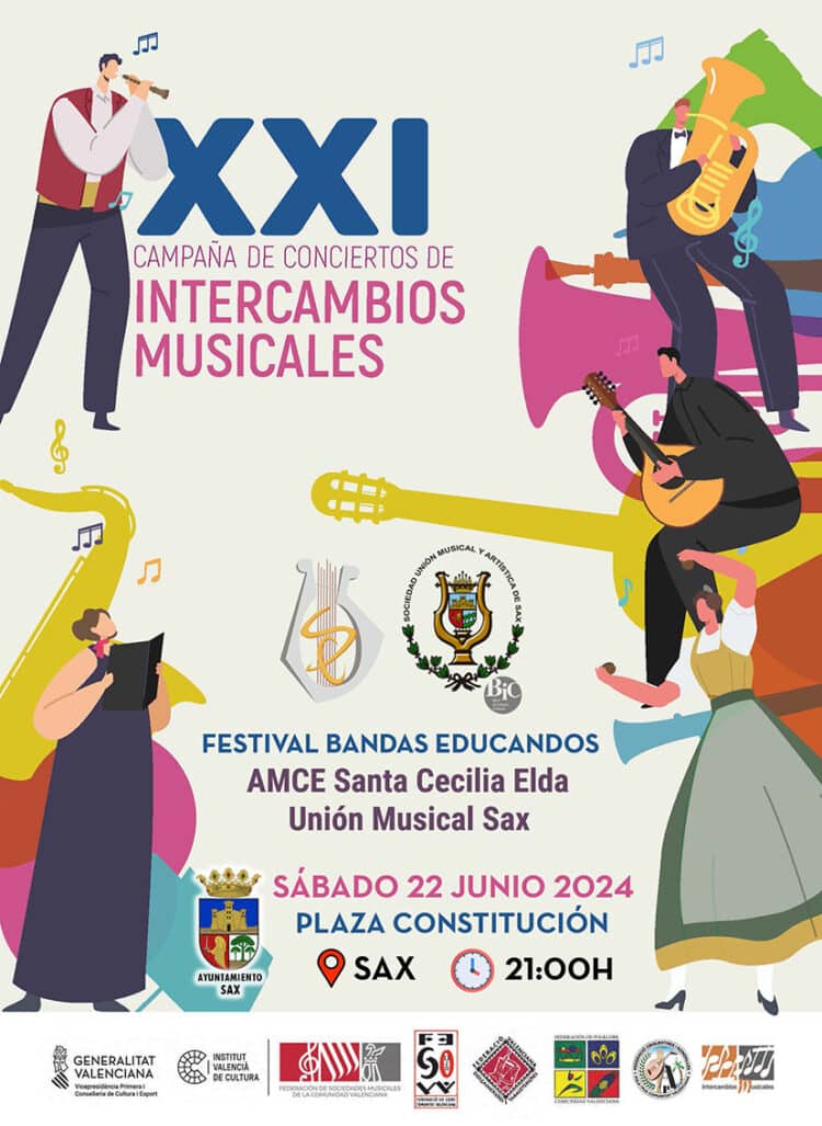 Sax: Festival de Bandas de Educandos dentro de la Campaña de Intercambios Musicales