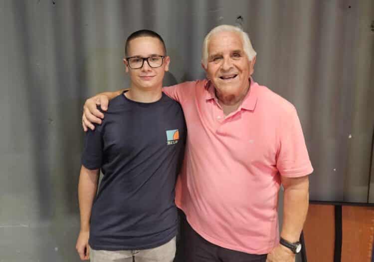 Certamen2024. De veterans a jovens: La Unió Musical de Llíria, Miguel Navarro Carbonell (78) i Miguel Jiménez Górriz (16)