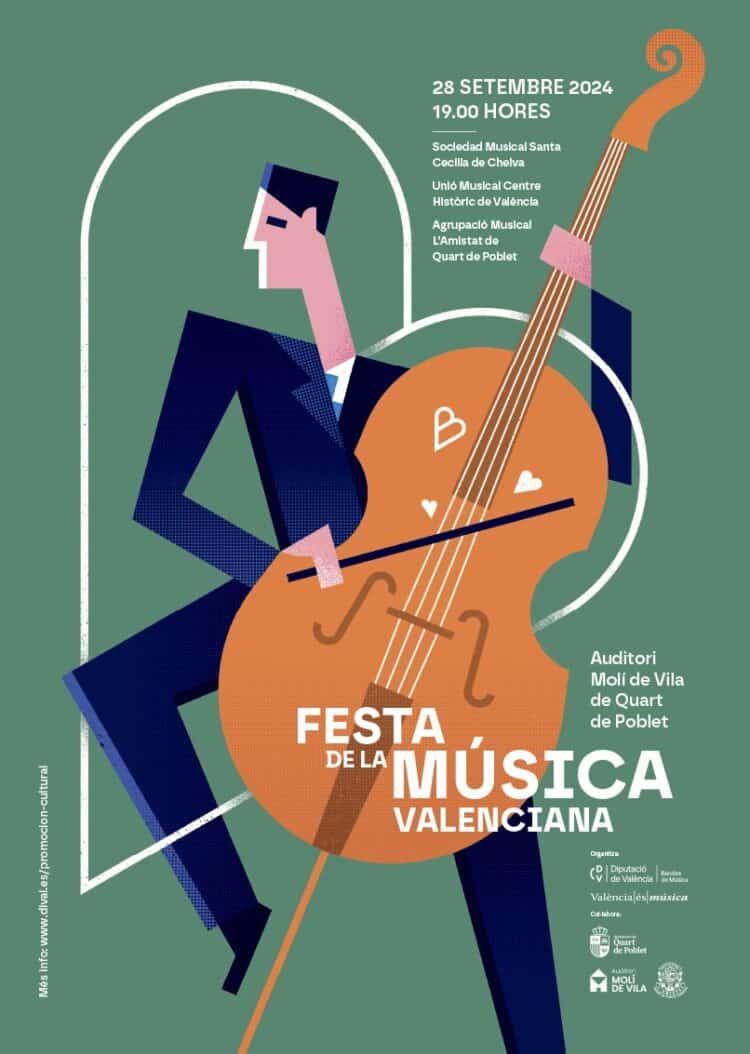 Quart de Poblet viurà este cap de setmana la Festa de la Música Valenciana de la Diputació de València