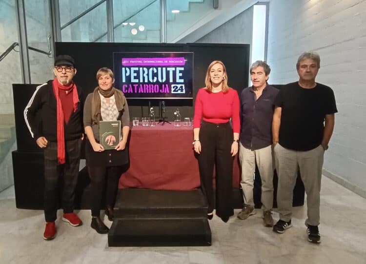 Amores Grup de Percussió invita a Miquel Bernat, fundador de Drumming-GP al festival Percute que se celebra en el TAC de Catarroja