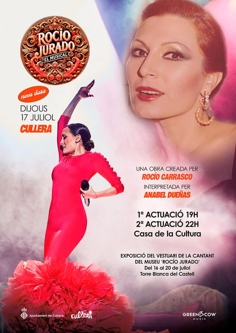 ‘Rocío Jurado, el musical’ ja té nova data a Cullera