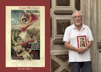 Enrique Téllez sitúa en su último libro a la música como un elemento vertebrador de la narración histórica