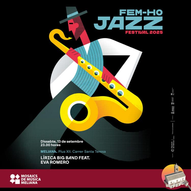 La Diputació porta el jazz este dissabte a Meliana amb Lírica Big Band i Eva Romero