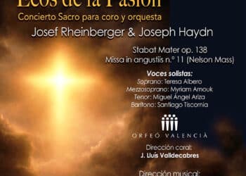 La Orquesta de Requena y el Orfeó Valencià abordarán obras de Rheinberger y Haydn en el ‘Concierto de Semana Santa’