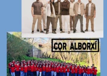Auxili y el Cor Alborxí se unen en un concierto solidario en el Gran Teatre de Alzira