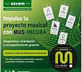 MUS·INCUBA continúa impulsando proyectos y empresas del sector musical a través de su Ruta gratuita de diagnóstico y acompañamiento