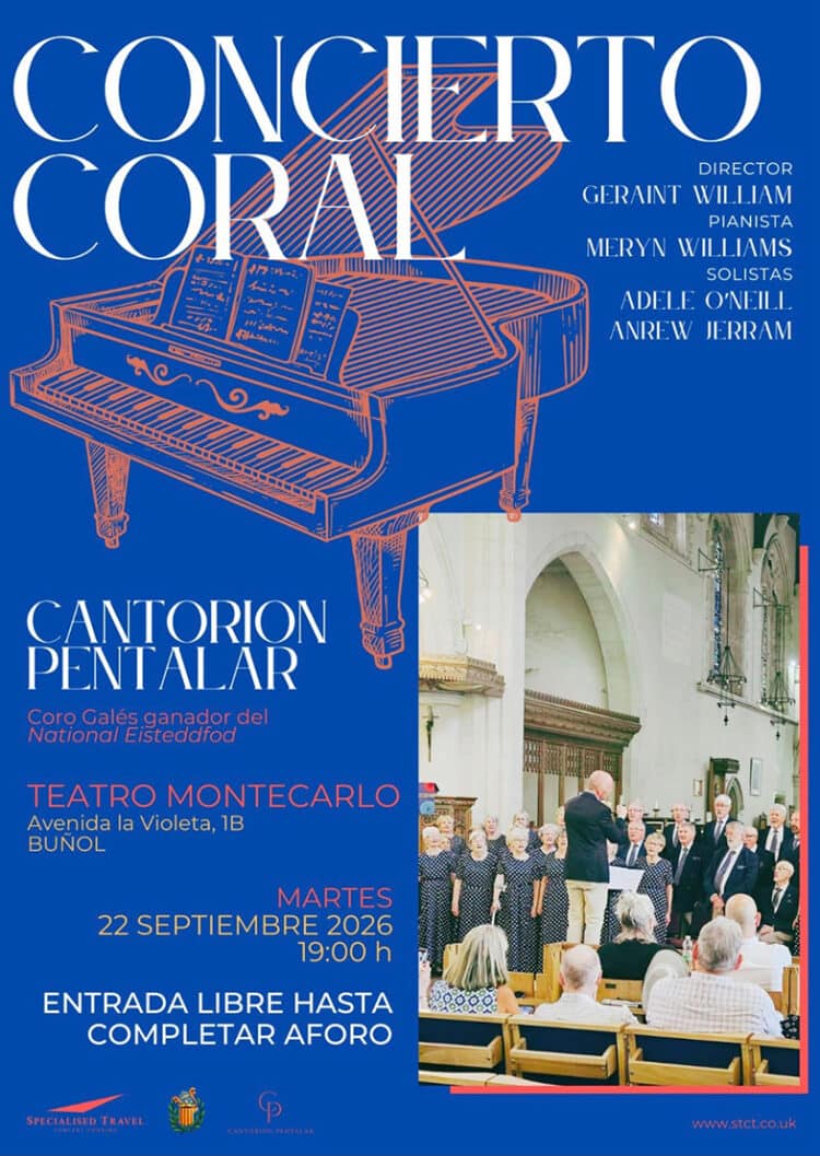 Concierto Coral de Cantorion Pentalar de Gales en La Artística de Buñol